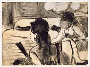 モーリスポタン、1933年に彫刻されたガイドモーパッサン（1850-93）の「ラメゾンテリエ」のイラスト